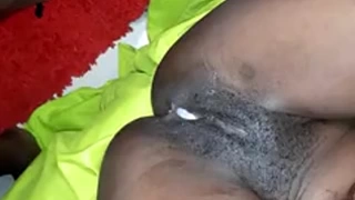 African with pussy licking the dick