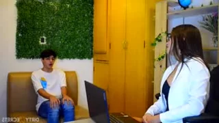 Colombian fucking with doctor close-up