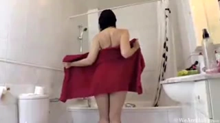 Solo savoring in the shower