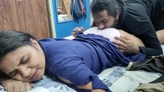 Seduced madam has sex in couple